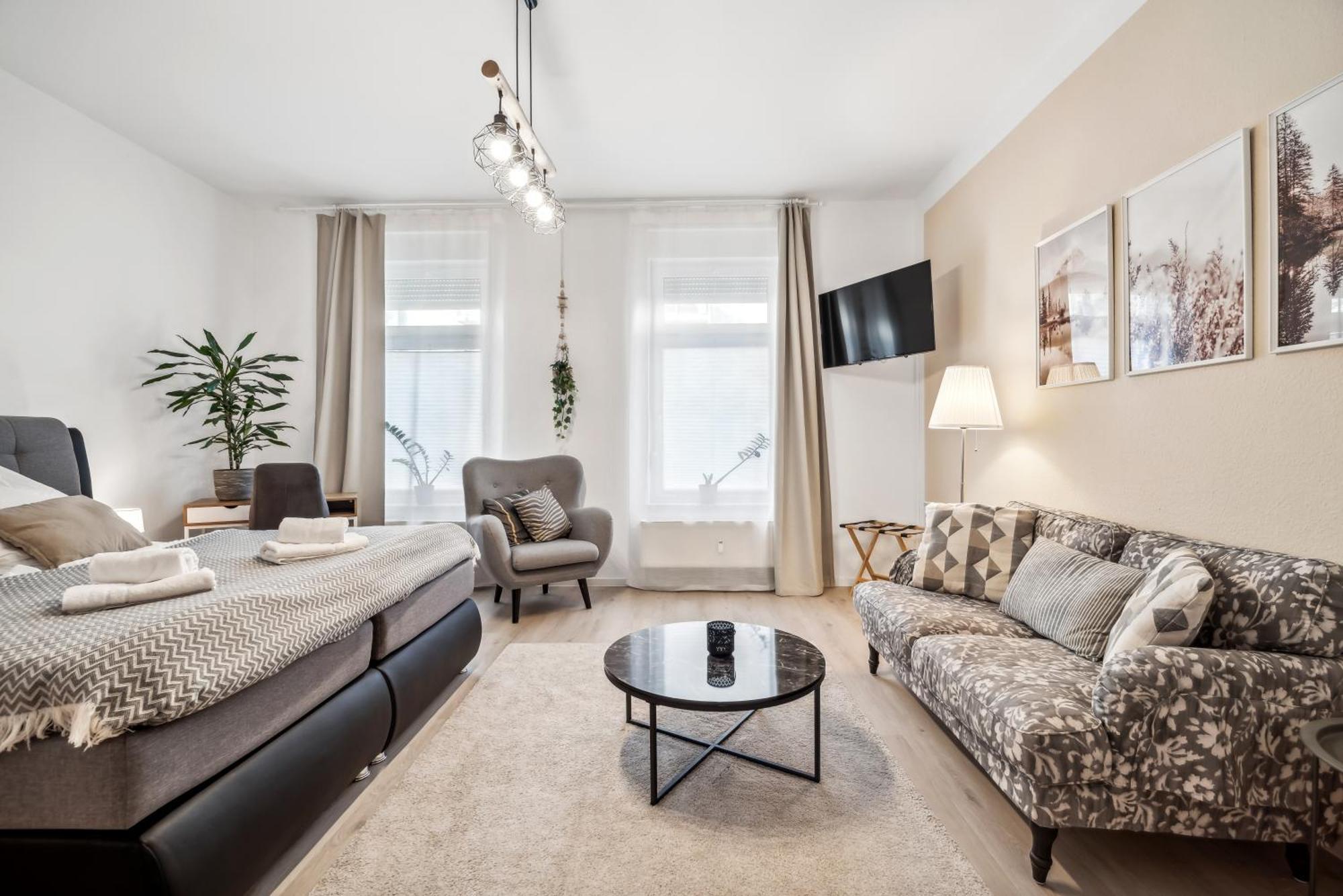 Roby-Erfurt Hbf-Nah, Balkon Appartement Buitenkant foto